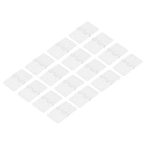 MECCANIXITY Giant Scale RC Hinges 1.1 Inch x 0.6 Inch Adjustable Plastic Model Airplane Wings Parts 16 Pcs