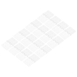 MECCANIXITY 16 Pcs RC Hinges 1.4 Inch x 0.8 Inch Adjustable Plastic Loose Leaf for F 16 Turbine RC Jet Airplane Model Parts