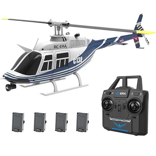 Actualia 1 30 Scale C138 Online RC Helicopter with Camera 2.4G 6CH Remote Control Aircraft Altitude Hold Optical Flow Positioning One Key Takeoff Landing for Adults Gift