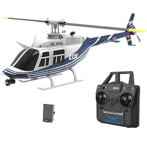 Actualia Giant Scale ARF RC Aircraft C138 1 30 Scale 2.4G 6CH Remote Control Helicopter with Altitude Hold and Optical Flow Positioning