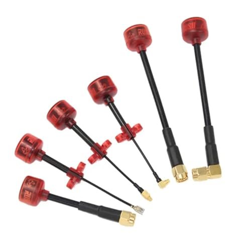 RUSH Cherry FPV 5.8G 1.2dBi Circular Polarization Antenna for Turtle Racing RC Drones with RHCP LHCP SMA UFL MMCX Connectors