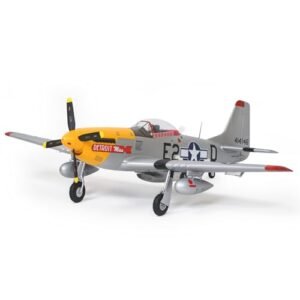 Arrows RC Acromaster RC Plane for Adults 1100mm P 51 Mustang Detroit Miss V2 6 Channel Remote Control Airplane PNP
