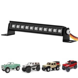 Proline RC Light Bar 8 Light Modes 44mm Roof Lamp for AXIAL SCX24 Bronco C10 JLU Gladiator Deadbolt RC Upgrade Parts