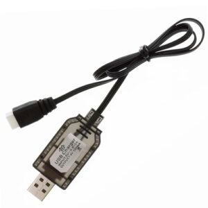 YiKaiEn 7.4V XH 3P USB Charger for Orca RC Battery Gel Blaster Splatter Ball Gun SCX24 RC Car Drone
