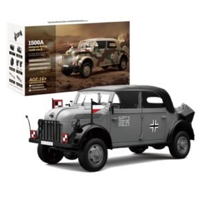 Goekhyrani Rc Crawler, HG4-51 1/18 2.4Ghz RC Command Vehicle Model Electric Brushed Simulation 4WD Military Vehicle (Standard Version/RTR Version/Gray)