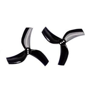 SPARKHOBBY GemFAN D63 3-Blade 2.5inch CW CCW Propeller Ducted 63mm 1.5mm Shaft 1.4g for RC FPV Racing Freestyle Toothpick Cinewhoop Drones (4pairs D63-3 Black)