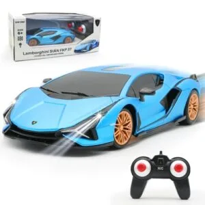 QUN XING Officially Licensed ZD Racing RC Cars 1 24 Scale Lambo Sport Toy for Kids Boys Ages 4 7 Blue