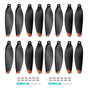 16 Pcs Mini 4K Propellers Low Noise Replacement for DJI Mavic Mini 2 Mini 2 SE Mini SE Mini 4K Drone Quick Release Blades Props Accessories Compatible with F 16 RC Airplane