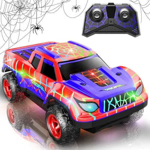 GagaCo Banggood RC Cars for Kids Mini Remote Control Racing Car with Cool LED Lights Rechargeable Toy for Boys Ages 3 4 5 6 7 8 Red