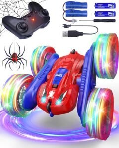 YQOGK RC Monster Truck Toys R Us 2.4G Remote Control Stunt Drift Car with Lights for Kids Ages 3 8