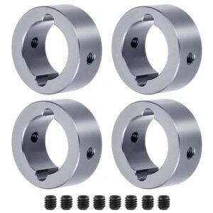 JGGZONE 4pcs RC Aluminum Joint Cup Reinforced Ring for TRAXXAS 1 5 X MAXX 17mm Belted RC Tires Upgrade Parts Grey