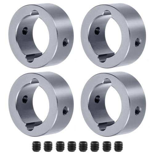 JGGZONE 4pcs RC Aluminum Joint Cup Reinforced Ring for TRAXXAS 1/5 X MAXX 17mm Belted RC Tires Upgrade Parts Grey