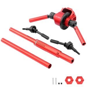 GLOBACT Metal 37T 1/10 RC Sprint Car Conversion Kit 4X2 to 4X4 Transmission Upgrade Set for ARRMA Granite SENTON VORTEKS 4X2 Boost Replace ARA210003