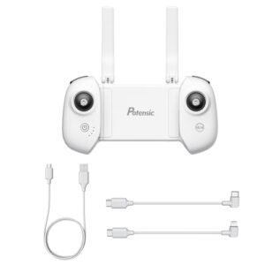 Potensic Remote Controller for Atom LT Drone Includes USB Charging Cable and OTG Cables