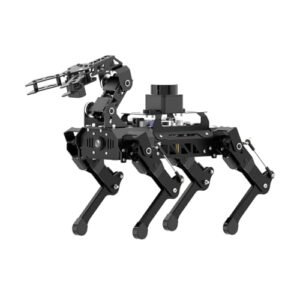 HIWONDER Quadruped ROS2 Robotic Dog with AI Vision TOF Lidar Robotic Arm for Raspberry Pi 5 ROS Open Source Robot Dog SLAM Mapping & Navigation for Adults and Teens, PuppyPi Pro Ultimate & RPi5 4GB