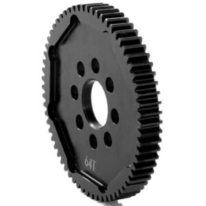 Qloi LeUe SRT Hellcat RC Car Metal Spur Gear 64T High Speed Upgrade Part for Tamiya TT02 TAM54500