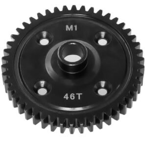 Qloi LeUe Hardened Steel Spur Gear 46T M1 0 for Exceed RC Rally Monster Parts Traxxas 1 8 Sledge Monster Truck Upgrade