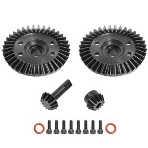 Traxxas 37T Ring and 13T Pinion Gears Set Hardened Steel Differential Gearbox for RC Ford Ranger 1 10 Scale Models