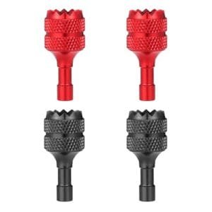 Lasuroa 4pcs Jet Drone RC Controller Thumb Sticks Replacement Compatible with DJI Mini 3 Pro DJI RC Smart Controller Accessories Parts Red Black
