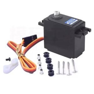 ZQToday Upgrade Metal Servo Parts for 1/14 Scale RC Bulldozer MJX Hyper Go H14BM 14209 14210 Servo Upgrade