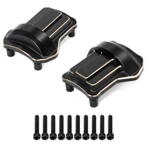 FMS FCX10 K5 Brass Differential Axle Cover 80g 2 Pcs Upgrade for Lexus RC 300 Wheels