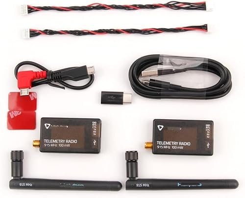 Holybro SIK Telemetry Radio V3 100mW 433MHz 915MHz Open Source SIK Firmware Plug and Play Compatible with Pixhawk Standard Flight Controllers