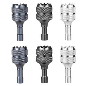 Lasuroa 6pcs Drone Controller Sticks for DJI RC Controller FPV Mini 3 Pro Accessories Silver Black Blue
