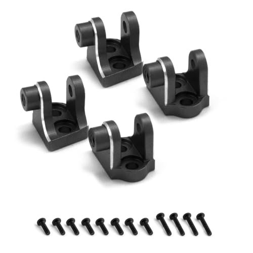 Losi 1/18 Mini LMT 4X4 Brushed Monster Truck RC Shock Bump Stops Aluminum Upper Shock Mount Set Replacement for LOS211044
