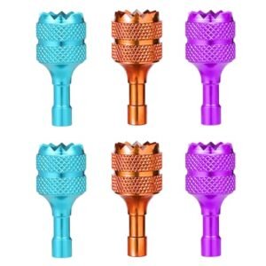 DJI Mini 3 Pro RC Quadcopter Mini Drone Controller Sticks 6pcs Light Blue Purple Orange Aluminum Alloy Thumb Sticks Replacement