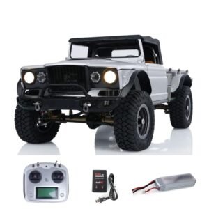 Wheelfun 1/8 RTR TWOLF M715 RC Hill Climb Truck Metal Crawler Off Road Model with Lights Sound and Smoke Unit
