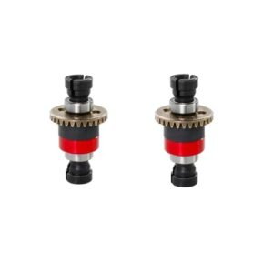 ZLiT Front and Rear Differential Gear Set for ARRMA 1/18 GRANITE GROM TYPHON GROM and ARRMA 1/14 Mini MOJAVE GROM RC Drag Car Wheels Upgrade