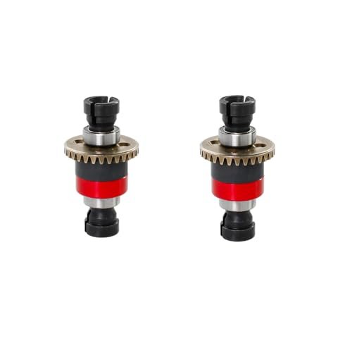 ZLiT Front and Rear Differential Gear Set for ARRMA 1/18 GRANITE GROM TYPHON GROM and ARRMA 1/14 Mini MOJAVE GROM RC Drag Car Wheels Upgrade