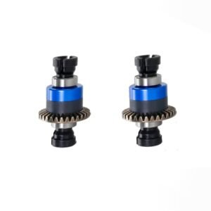 ZLiT Front and Rear Differential Gear Set for ARRMA 1/18 GRANITE GROM TYPHON GROM and 1/14 Mini MOJAVE GROM RC Car Parts Black Blue Pair Enhance Your RC Trading Experience