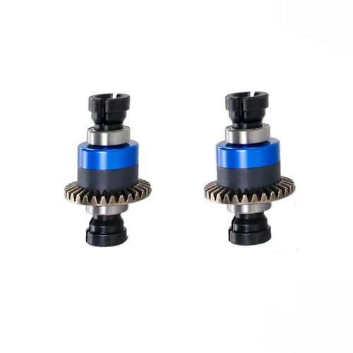 ZLiT Front and Rear Differential Gear Set for ARRMA 1/18 GRANITE GROM TYPHON GROM and 1/14 Mini MOJAVE GROM RC Car Parts Black Blue Pair Enhance Your RC Trading Experience