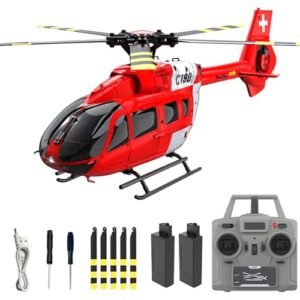 Hylukon C190 RC Scale Helicopter Forum Favorite 1:30 H145 Model with 2.4G 6CH RTF Single Propeller and Optical Flow Positioning