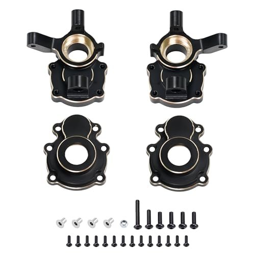 FCX10 Brass Steering Knuckle and Outer Portal Housing Set for 1/10 RC Crawler FMS FCX10 K5 Upgrades Available at RC Willey in Draper Utah