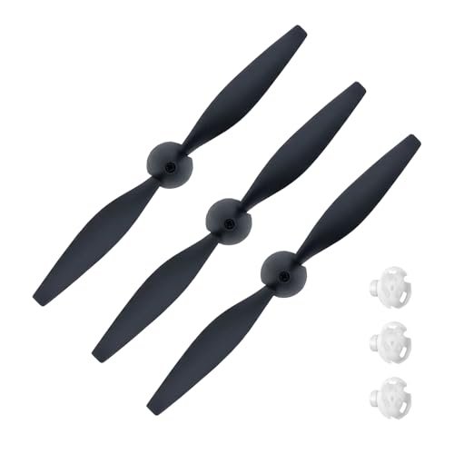 CKYSCHN 3 Pcs Spare RC Plane Propellers 2 Blades for RC Combat Planes Replacement Parts with Savers and Adapters