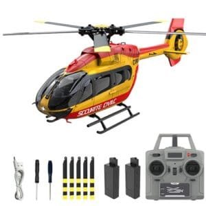Hylukon C190 Century Helicopter RC 1 30 Scale H145 2 4G 6CH RTF Single Propeller with Optical Flow Positioning and Six Axis Gyroscope Orange