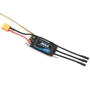TOYTENSI 30A 2 4S Brushless Marine ESC with RC Boat Water Cooling Tubing 3.5mm Bullet and XT60 Connectors
