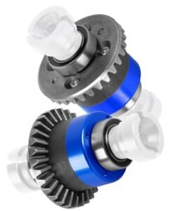 Arrma Mega Grave Digger RC Truck Steel Metal Main Gear Differential Case Upgrade 2PCS Navy Blue ARA311177V2