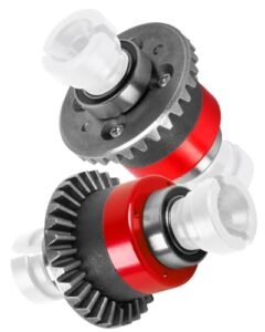 Arrma Grave Digger Mega RC Truck Steel Metal Main Gear Differential Case Upgrade 2PCS Red ARA311177V2
