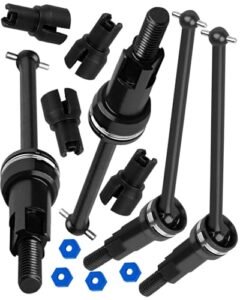 Arrma RC 45 Steel CVD Driveshaft Upgrade Kit for Big Wheel RC Monster Truck 1/18 Granite Grom Mega 380 Brushed 4x4 RTR