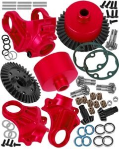 HopsupRC RC Engine Warmer Metal Diff Boost Box Upgrade Parts for 1/10 Granite Senton Vorteks Big Rock 4X4 V3 3S BLX and 1/8 Typhon Vendetta Infraction 4WD 3S BLX Models ARA210007