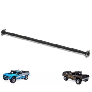 UURCSKY RCAWD #45 Steel RC Center Dogbone Drive Shaft for 1/10 Losi Baja Rey 2.0 Upgrades Parts # LOS232010 (Black)
