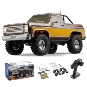 FCX10 FMS 1 10 K5 RC Crawler Chevy Blazer Officially Licensed Remote Control Car Brown