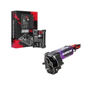 INJORA MB100 R80 20A Brushed Mini ESC and 180 Pro 48T Motor Transmission Spektrum RC Motor and ESC Upgrade for TRX4M