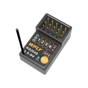 WFLY RG204S 4 Channel Mini RC Car Receiver Compatible with WFLY X9S Transmitter for WRX RC Car Enthusiasts