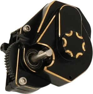 ZIJOT SCX24 Brass Transmission Case Assembled Gearbox for Schumacher RC Car Parts Upgrade