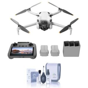 DJI Mini 4 Pro Drone Fly More Combo with RC Tire Cleaning Tub Bundle