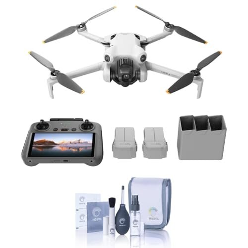 DJI Mini 4 Pro Drone Fly More Combo with RC Tire Cleaning Tub Bundle
